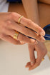 ROMAN DOTS RING GOLD